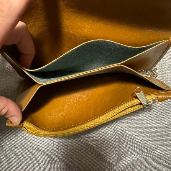 Roughneck Brown Leather Wallet with Chain